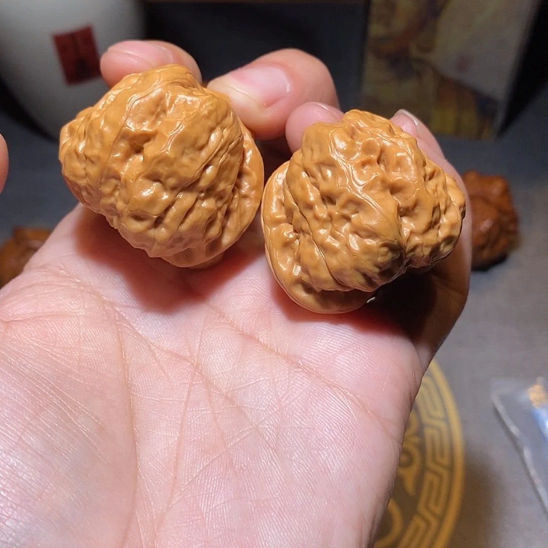文玩核桃把件全品无修38尺怀柔蛤蟆头