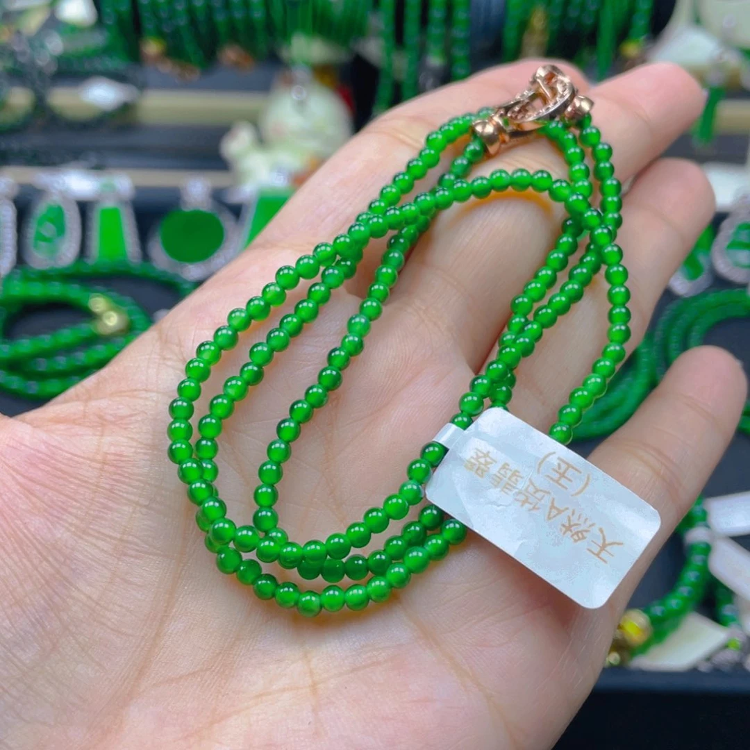 颈饰未镶嵌翡翠项链3