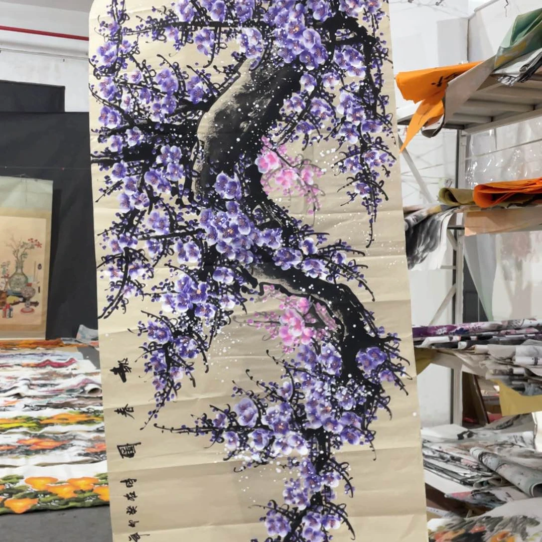 国画国画作品画心一张