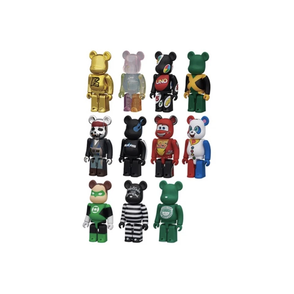 （代拆）积木熊Bearbrick 22/23/28代盲盒 100%尺寸7cm 潮玩