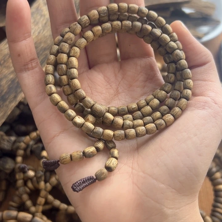 沉香沉香碎屑雪***凉0.5鼓珠多圈12克➕