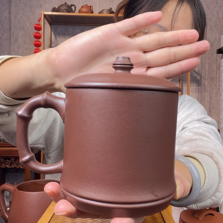 茶杯紫砂原矿紫砂杯