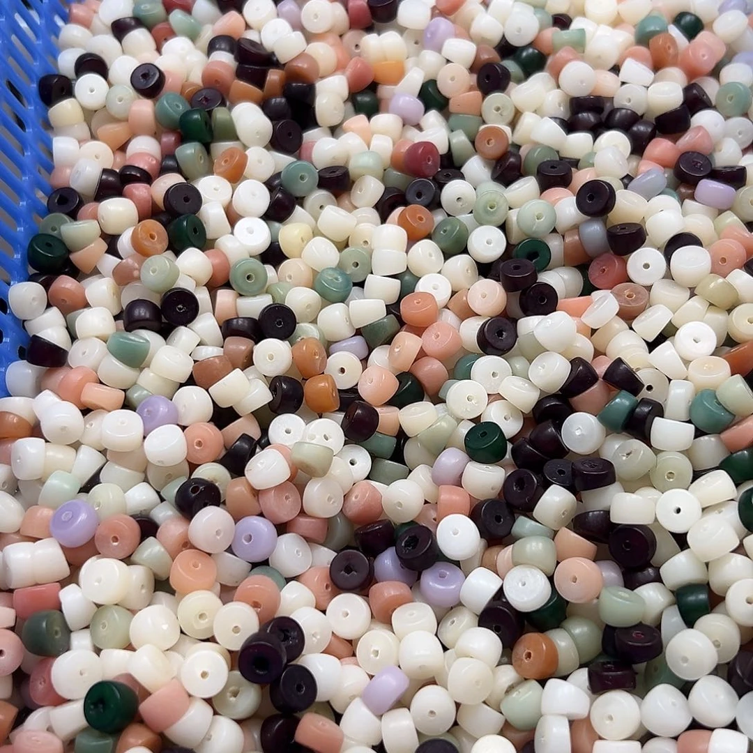 菩提根/象牙果手串微瑕9多宝小肠150颗