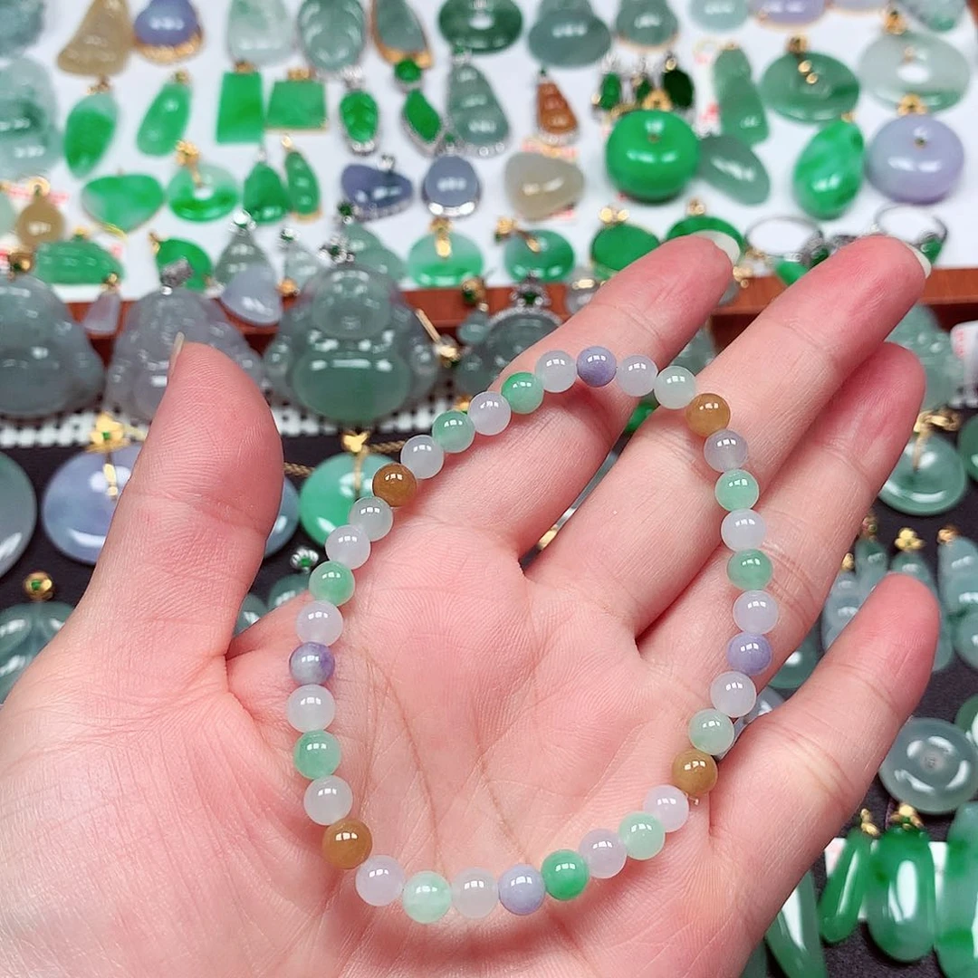 翡翠未镶嵌颈饰天然翡翠A货