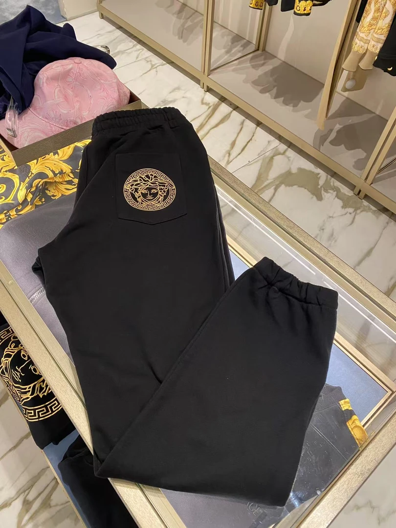 未使用 VERSACE/范思哲 经典美杜莎立体休闲卫裤 拍下不退不换