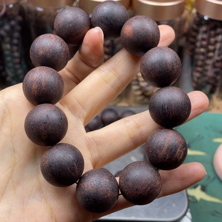 降真香手串/手链期*降真香糖结紫油2.0单圈沉水