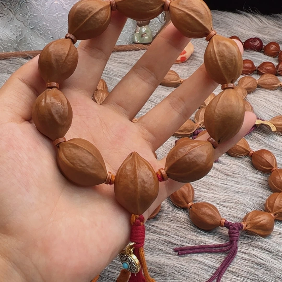 橄榄核手串梅林铁核1927去霜款鲨鱼背