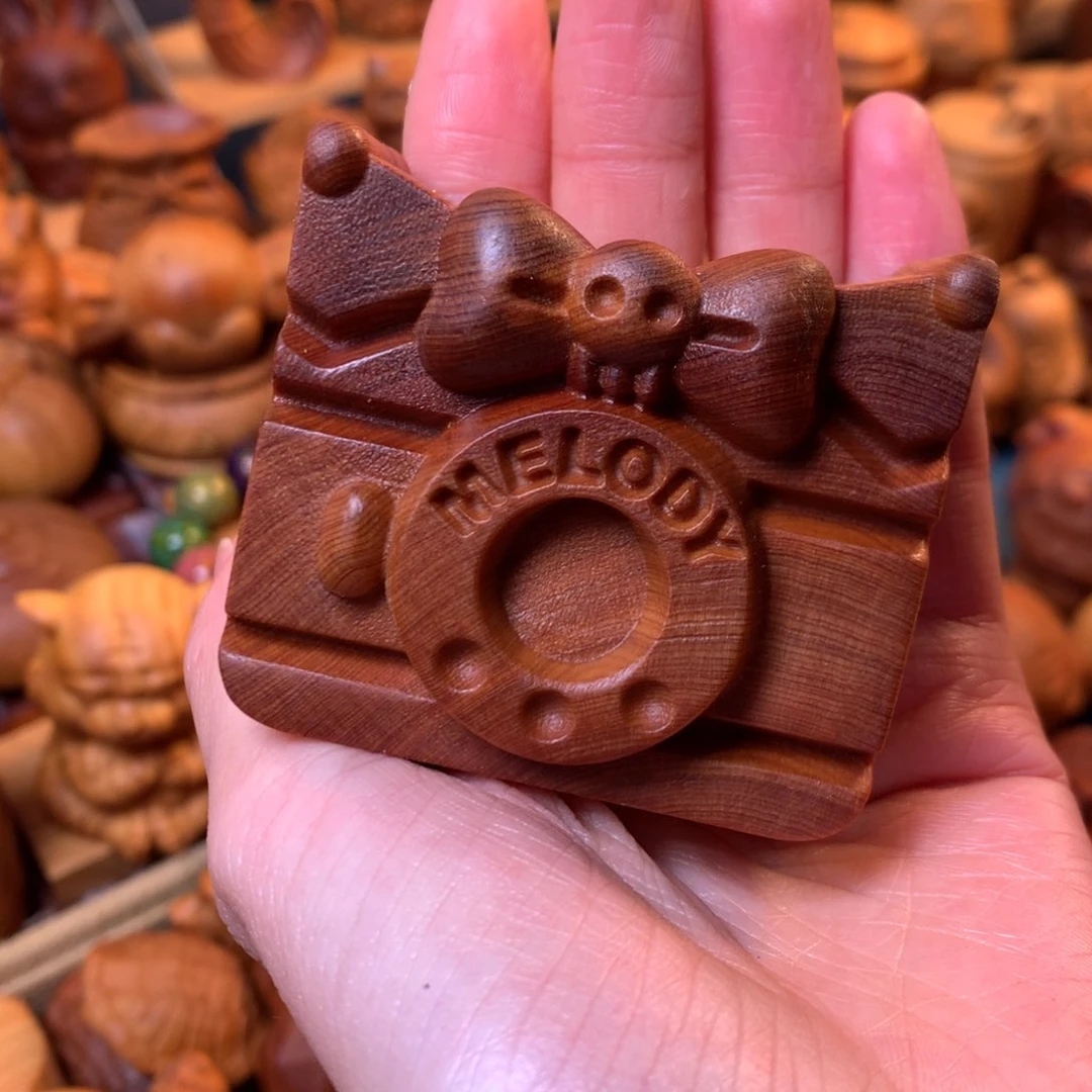 柏木（崖柏）落***L照相机手把件