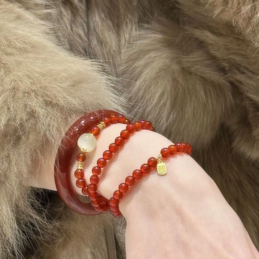 铜合金亚克力手链 女ins小众气质设计闺蜜手串甜美高颜值情侣礼物