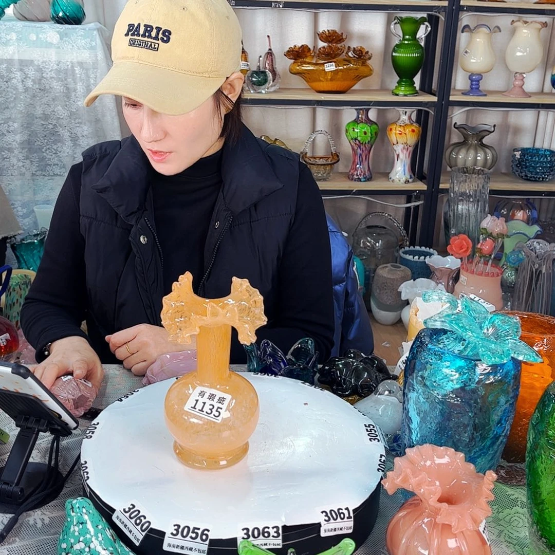 1135边口小瑕 家悦琉璃工艺品
