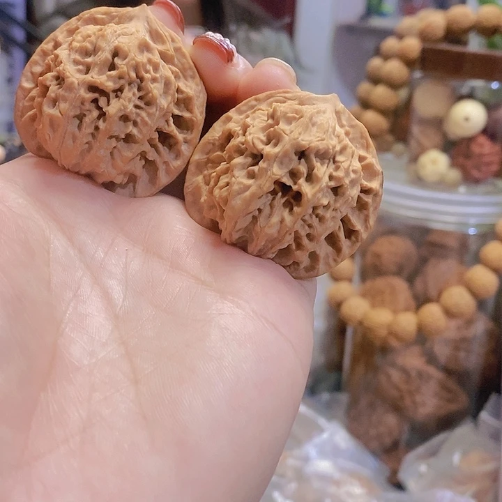 【闪购商品】文玩核桃把件40.5老款狮子头