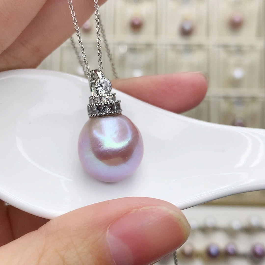 淡水珍珠颈饰合金