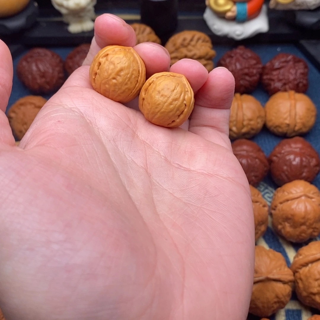 文玩核桃把件童**奶精品小手捻