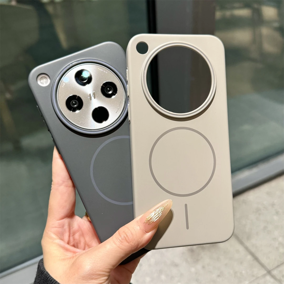 新款百搭适用于OPPOFindX8Ultra肤感磁吸保护套X8S纯色防摔手机壳