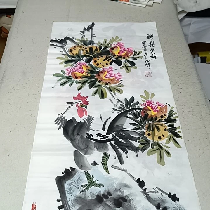 国画逍*王国画花鸟花鸟国画