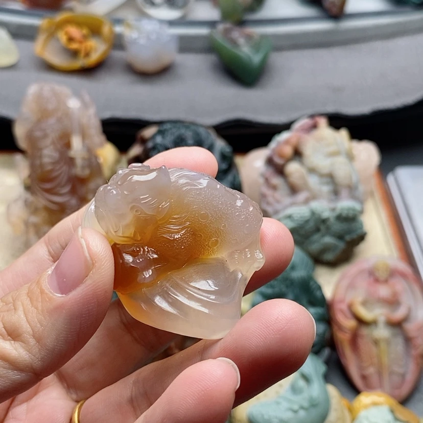 【闪购商品】未镶嵌吊坠定制玛瑙