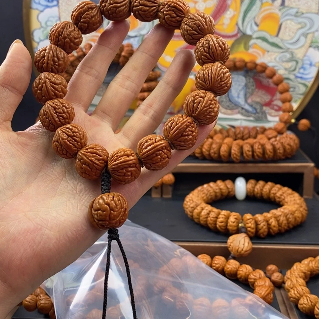 桃核手串龙纹桃核荔枝