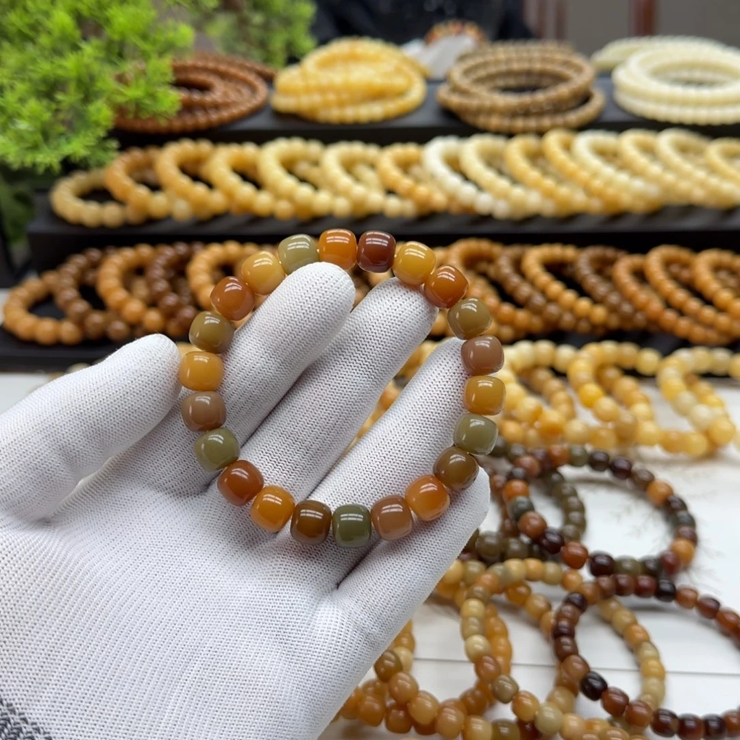 手串菩提根/象牙果10*11鬼工5年