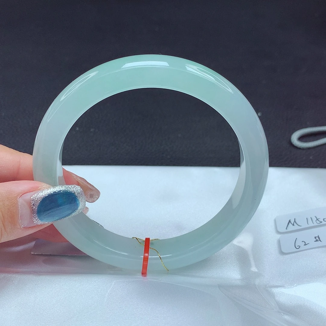 未镶嵌手镯翡翠62圈058