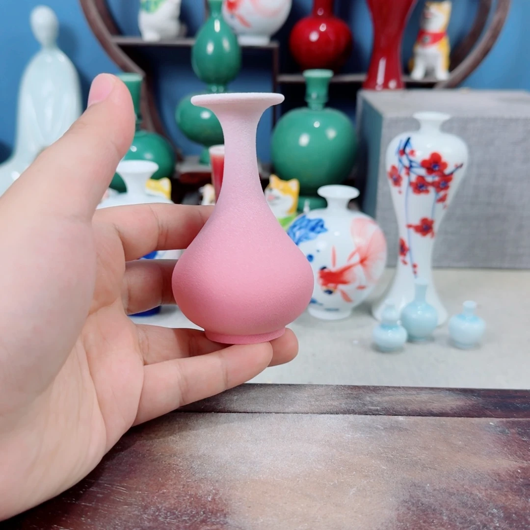 陶瓷手工小花器摆件