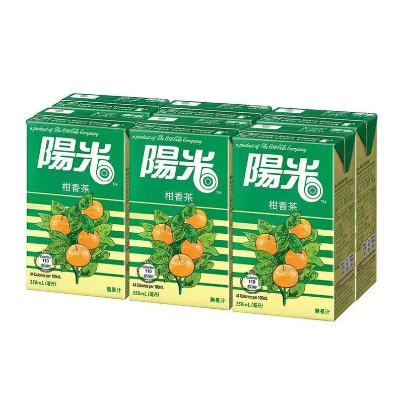 进口 港版阳光柑香茶夏日饮料250ml*6