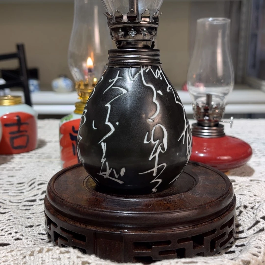 摆件景德镇陶瓷香薰灯