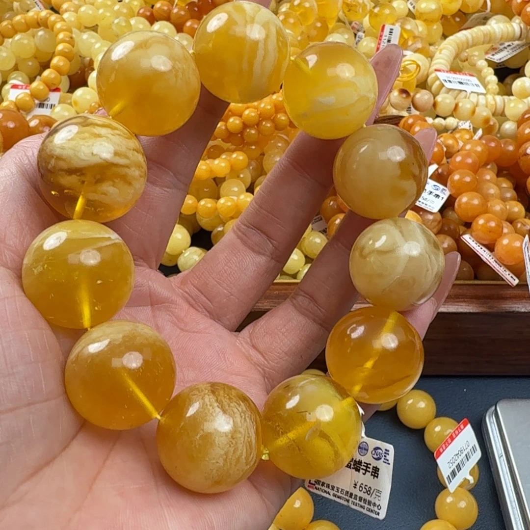 琥珀未镶嵌珠宝奇石