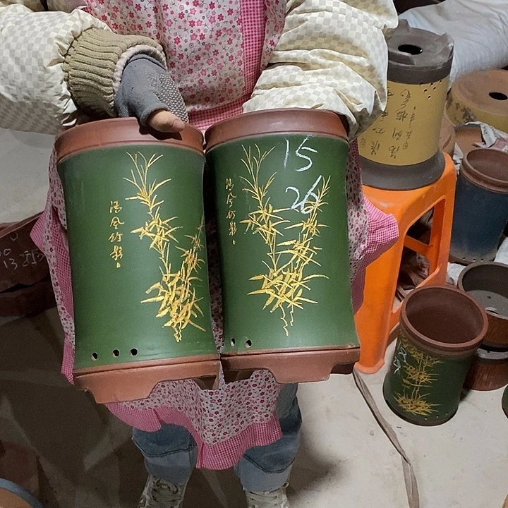 紫砂花盆紫砂花盆