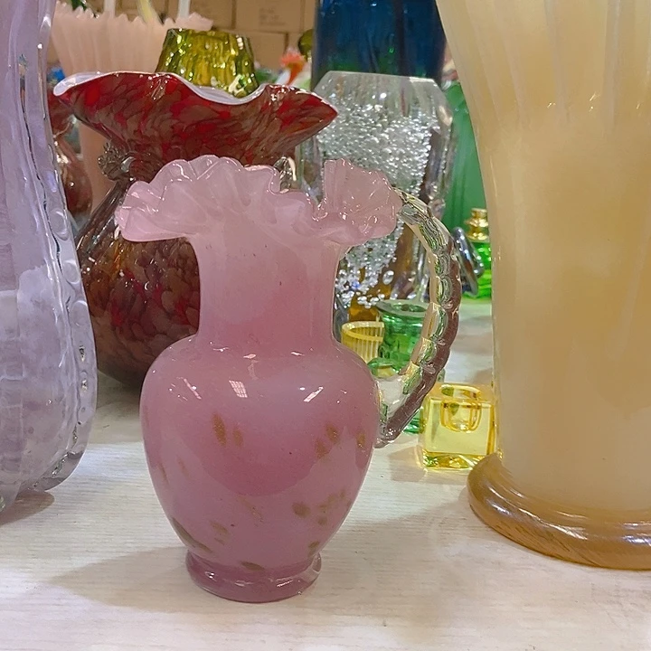 琉璃花瓶高15口径5