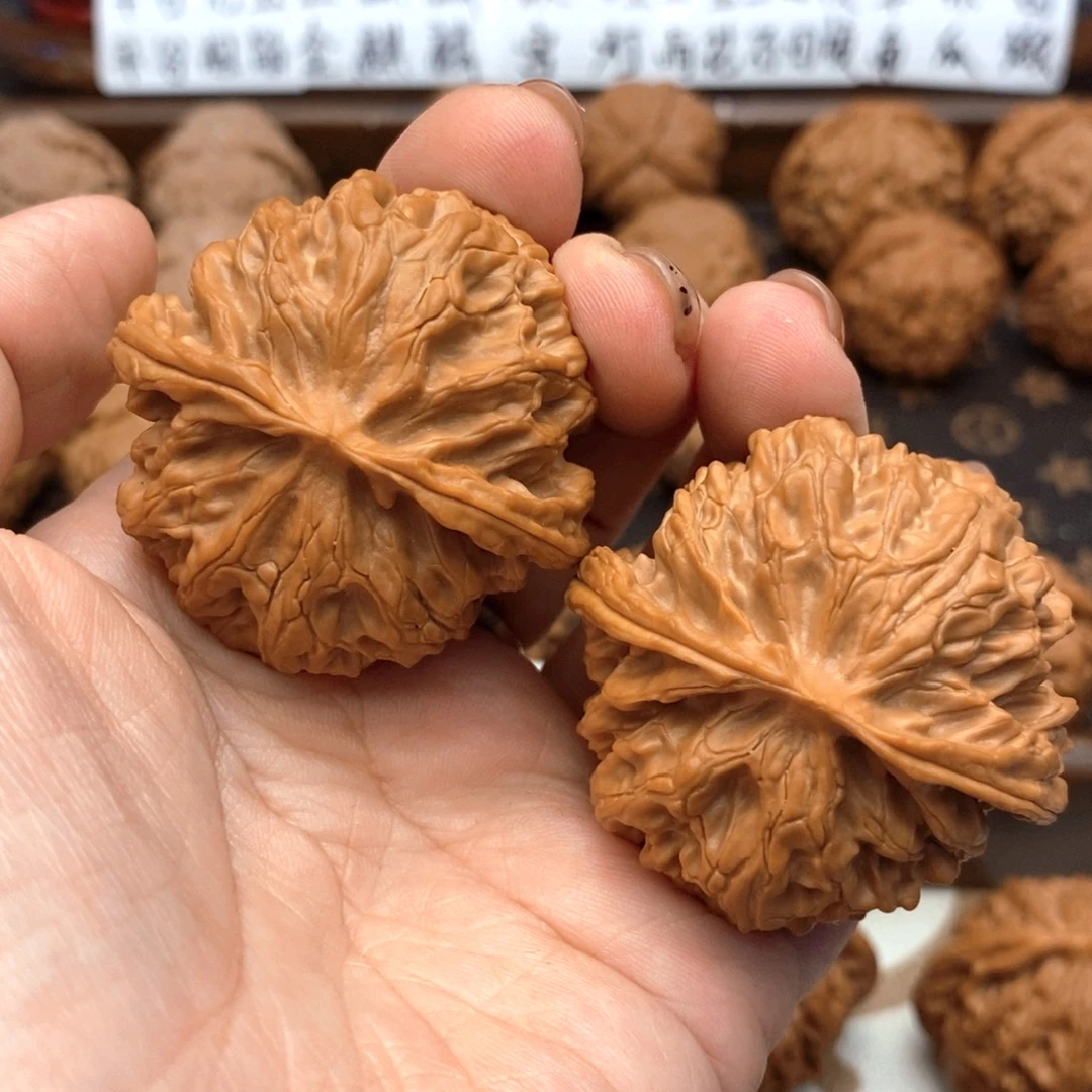 把件文玩核桃44尺全品苹果园