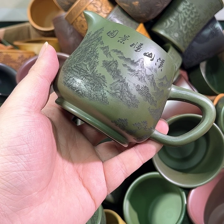 茶杯紫砂全手工紫砂主人杯