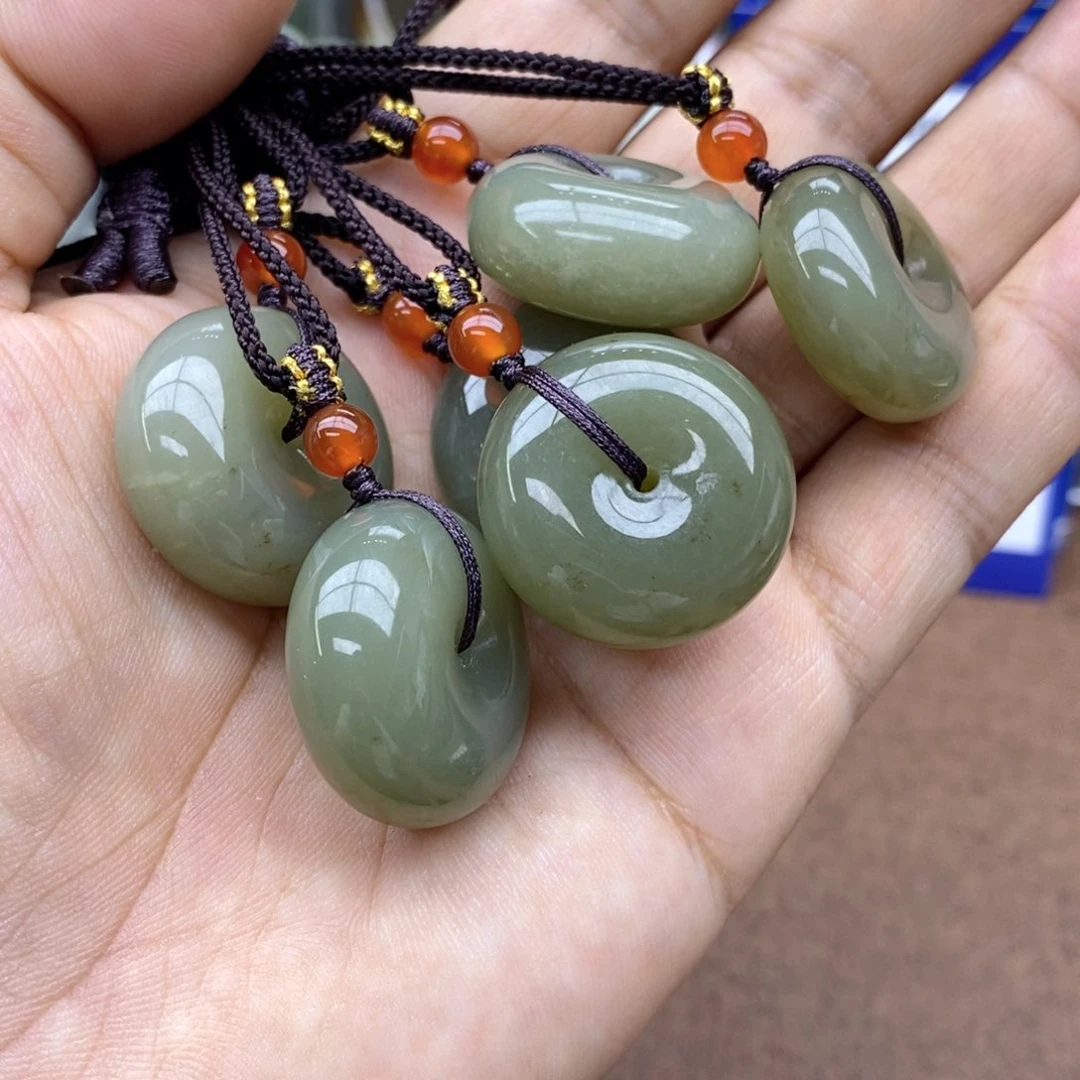 和田玉未镶嵌吊坠(不含链)卡25