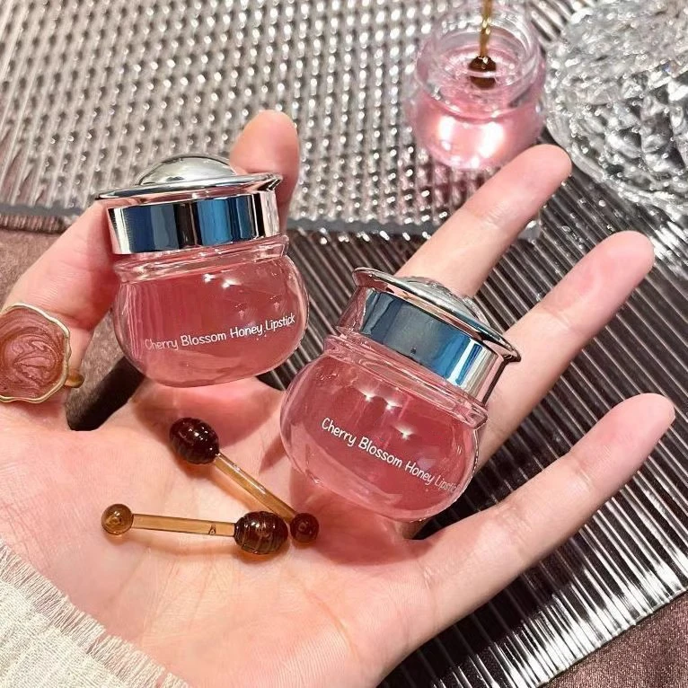 小蜜罐樱花唇膜淡化唇纹润唇膏女保湿滋润补水防干裂脱皮护唇蜜