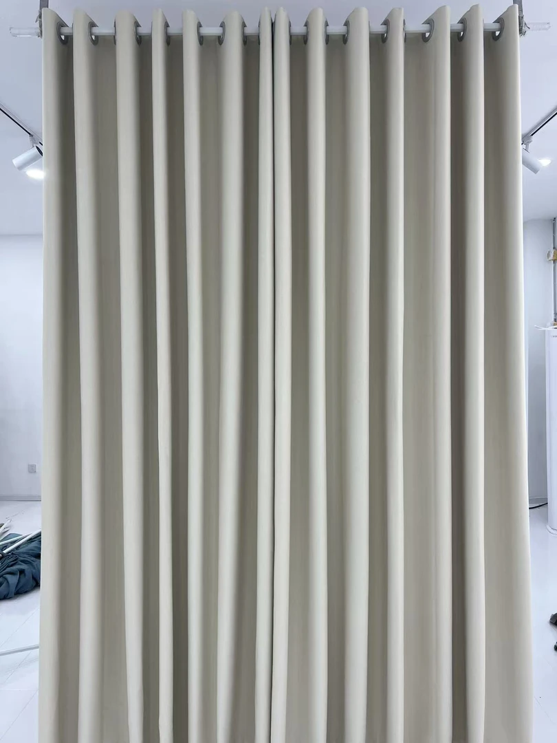 蔷薇轻奢成品窗帘【奶茶色】