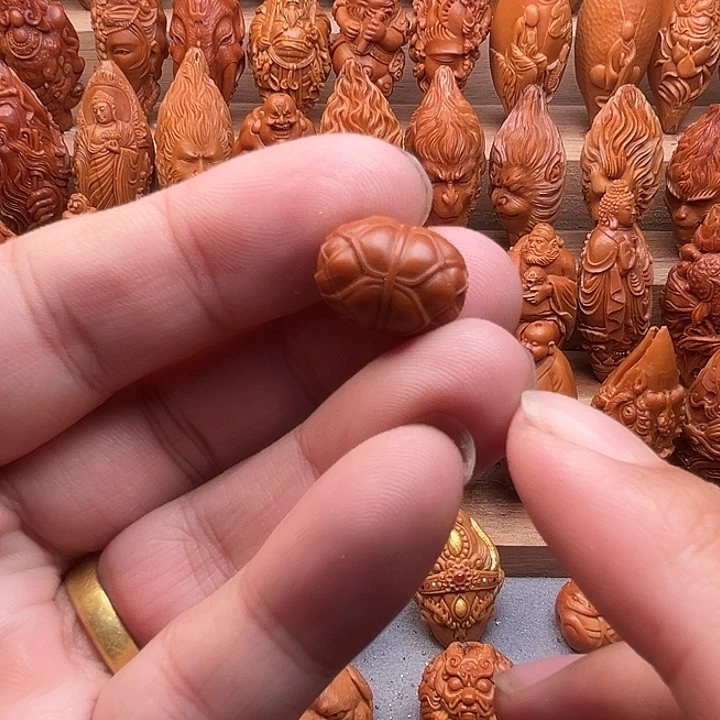 吊坠橄榄核13莲花