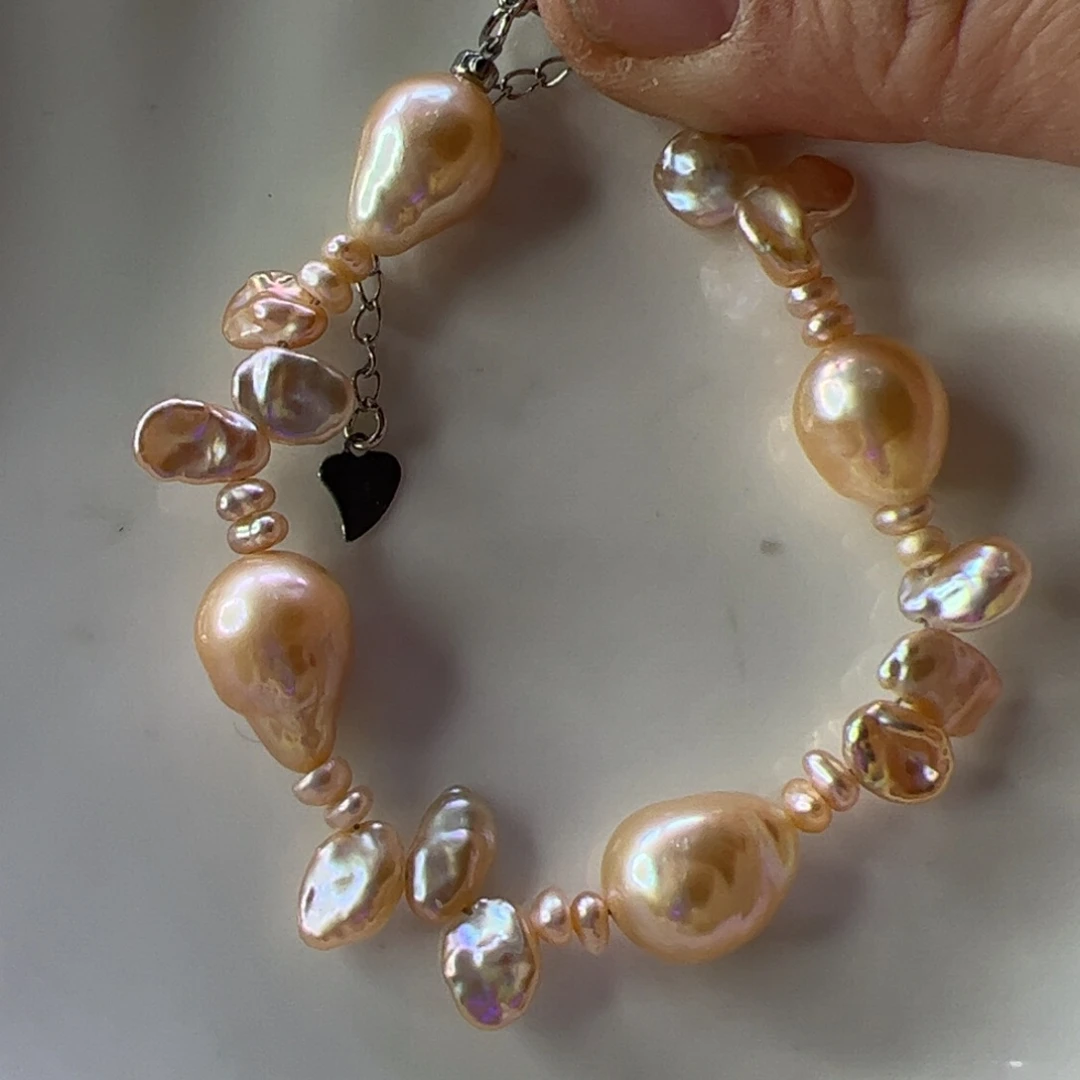 合金手绳淡水珍珠057