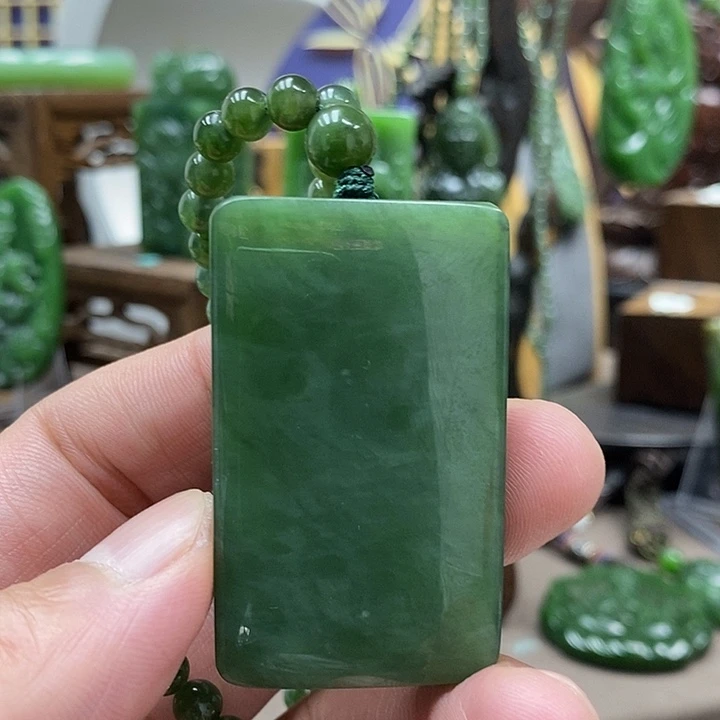 魔***W颈饰未镶嵌和田玉（碧玉）