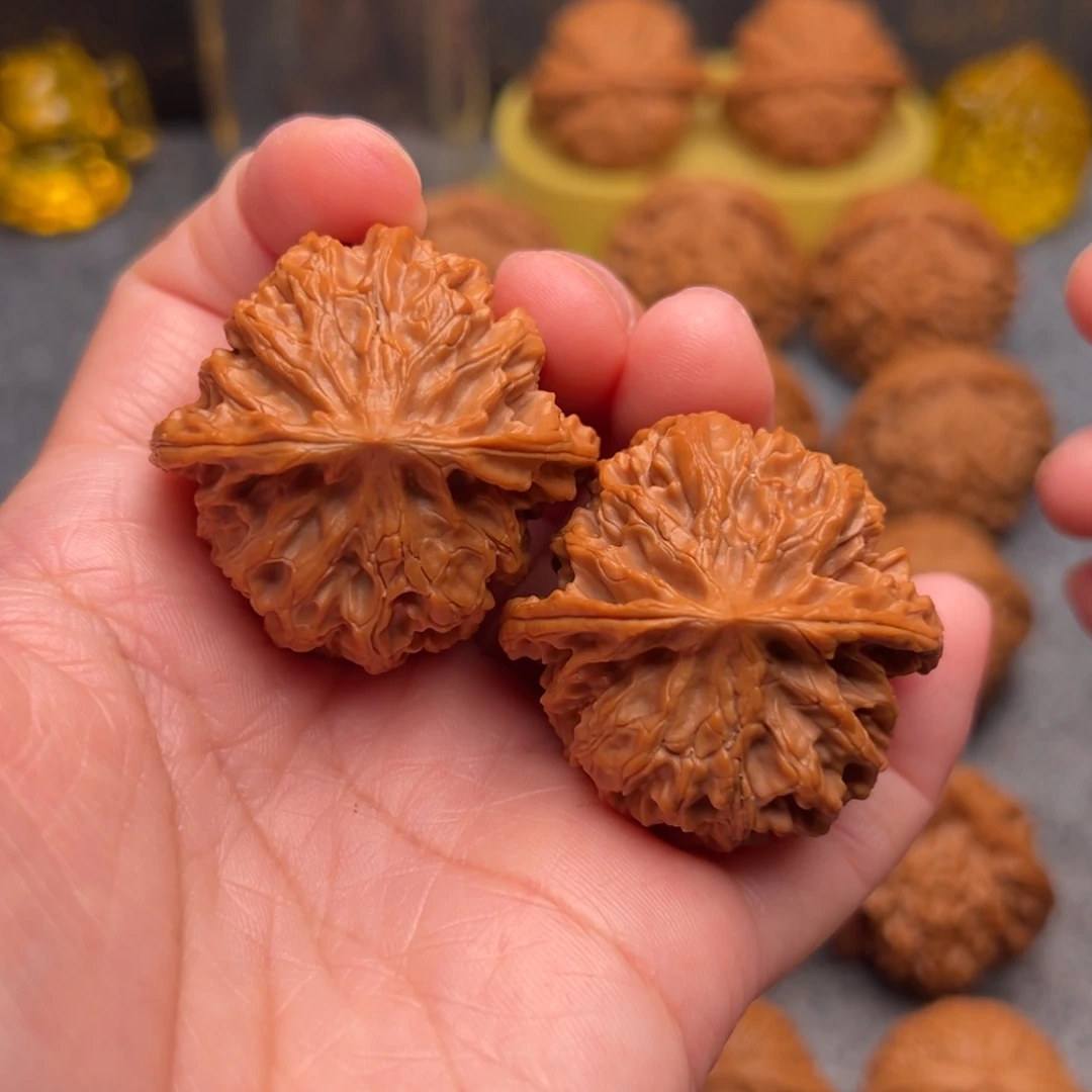 文玩核桃把件精品苹果40