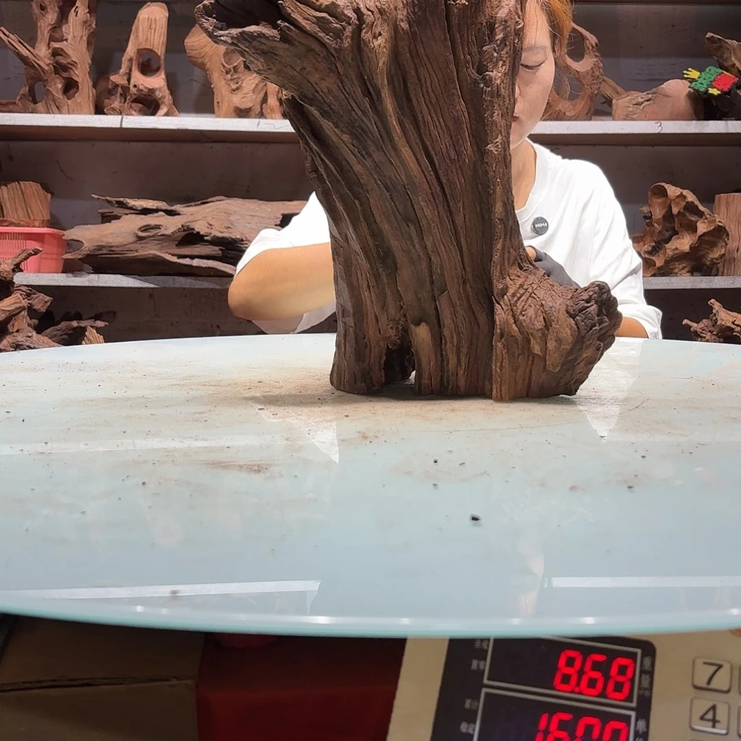 紫砂镂空菜**个紫柚沉木不包损8696