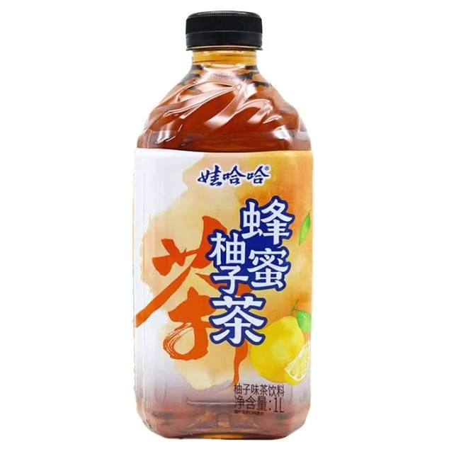 娃哈哈    蜂蜜柚子茶 柚子味茶饮料    1L/瓶