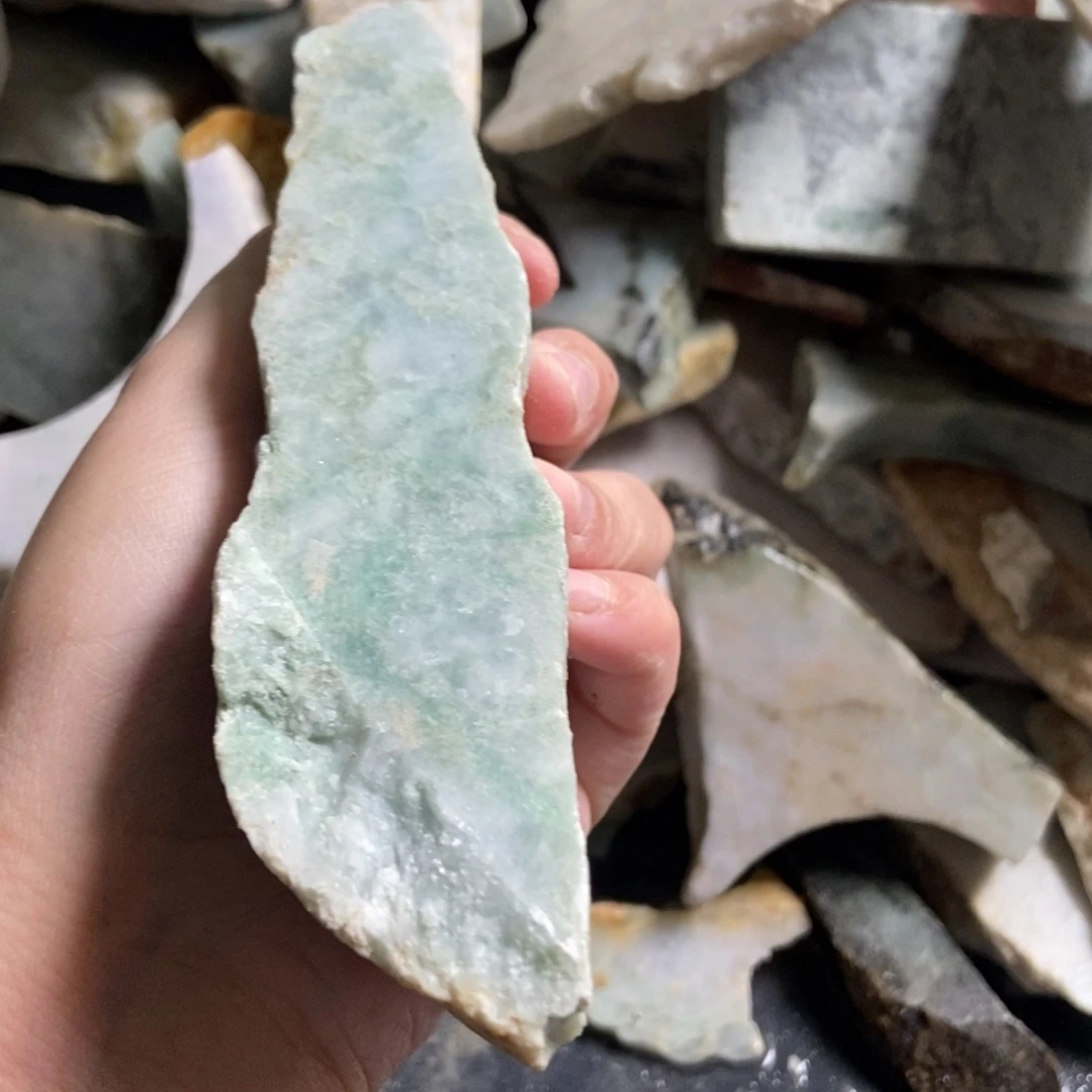 翡翠未镶嵌挂件天然翡翠