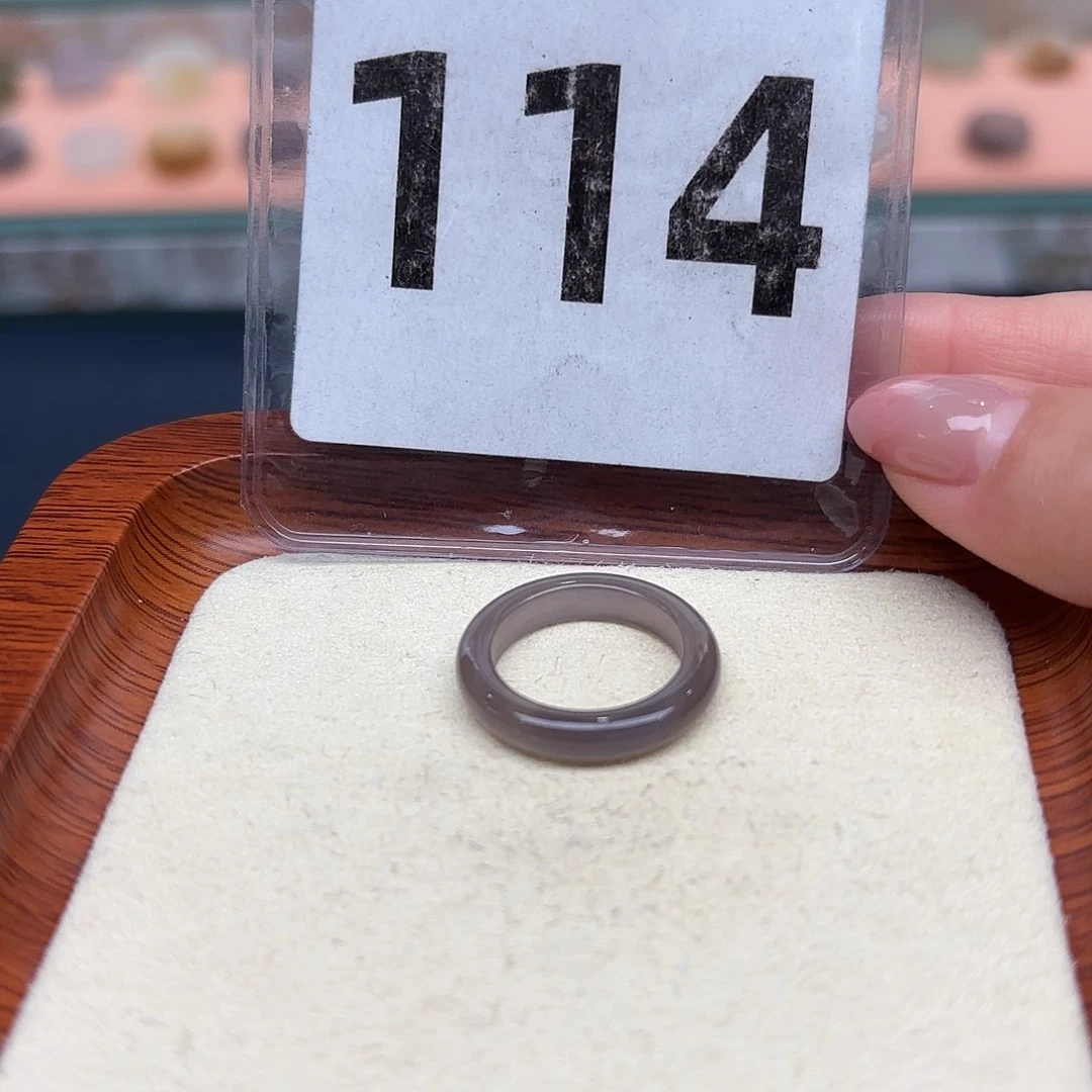 和田玉戒指未镶嵌11码16mm