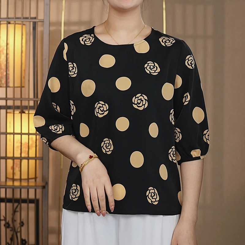 【126定制山茶花】2025年春季新款高端定制山茶花中老年女装妈妈装