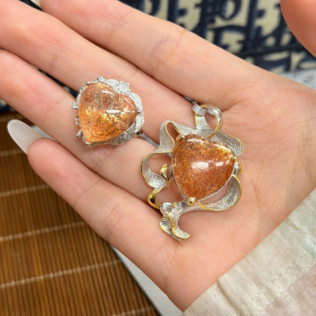 【凰一品】金太阳套装S925银