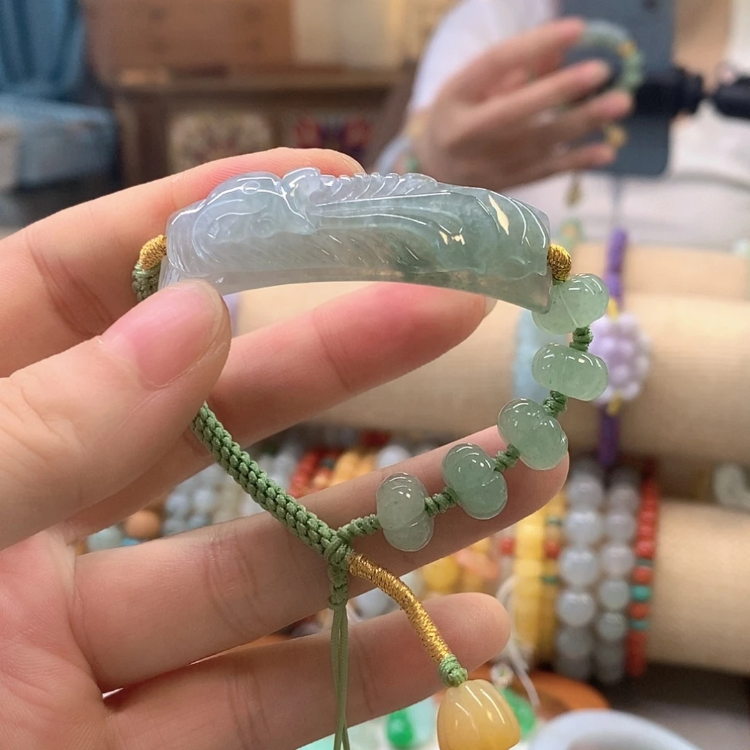 未镶嵌挂件翡翠翡翠手牌