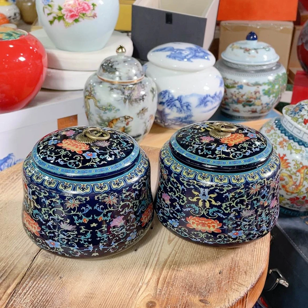 【闪购商品】罐陶瓷茶叶罐密封罐