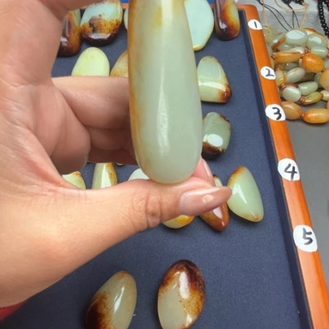 和田玉颈饰未镶嵌A****5