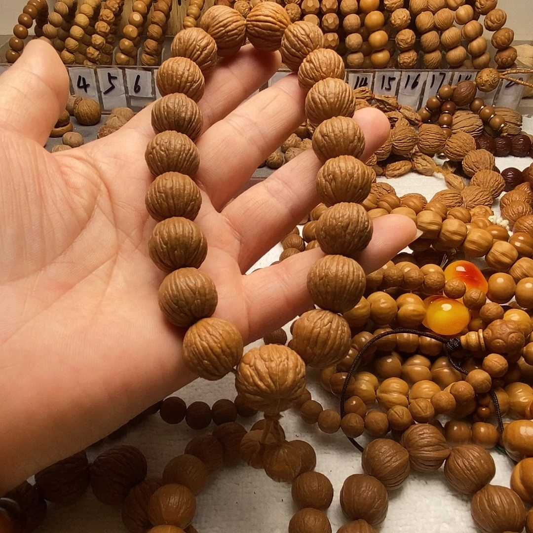 手串猴头核桃全品无暇原皮无修【老凤羽】