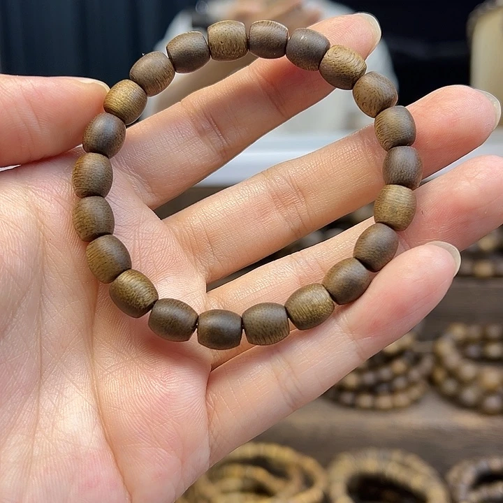 沉香沉香碎屑08鼓珠单圈