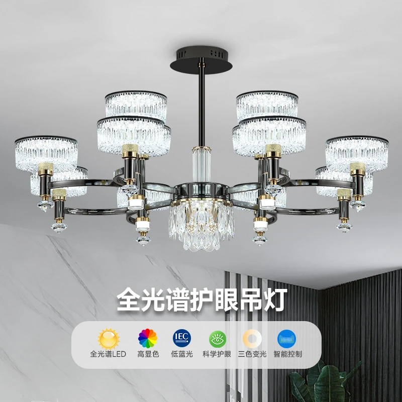 客厅吊灯创意个性卧室轻奢防尘灯具现代简约艺术餐厅吊灯北欧灯饰